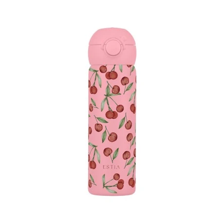 INSULATED KIDS BOTTLE HANDY BOTTLE SAVE THE AEGEAN 470ml CHERRY ROSE