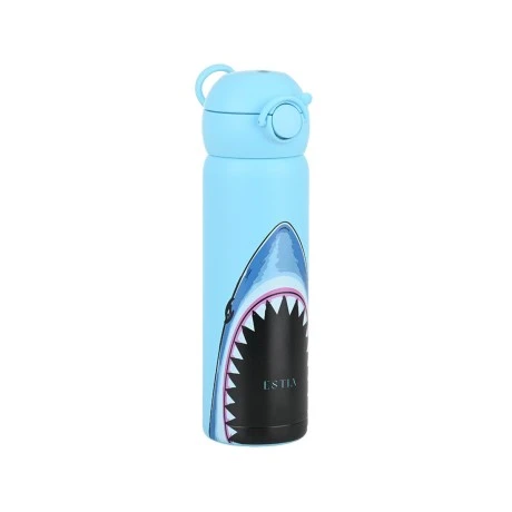 INSULATED KIDS BOTTLE HANDY BOTTLE SAVE THE AEGEAN 470ml BLUE FIN