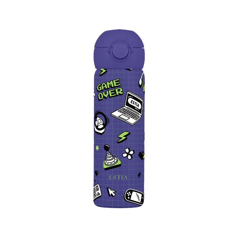 ESTIA ΘΕΡΜΟΣ ΠΑΙΔΙΚΟ HANDY BOTTLE SAVE THE AEGEAN 470ml GAME OVER