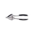 GARLIC PRESS NICKEL ZINC ALLOY WITH NON-SLIP HANDLE