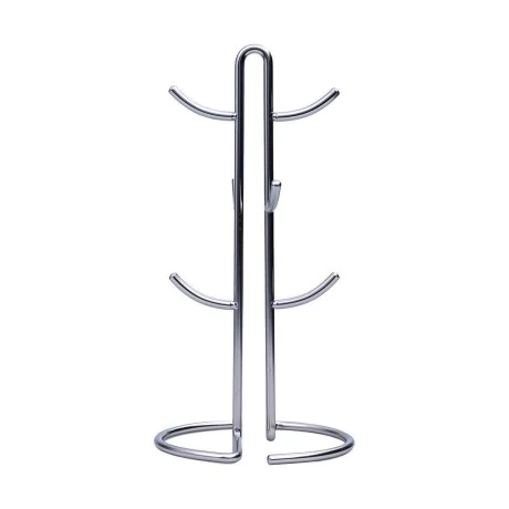 MUG RACK NICKEL ZINC ALLOY 6 HOOKS