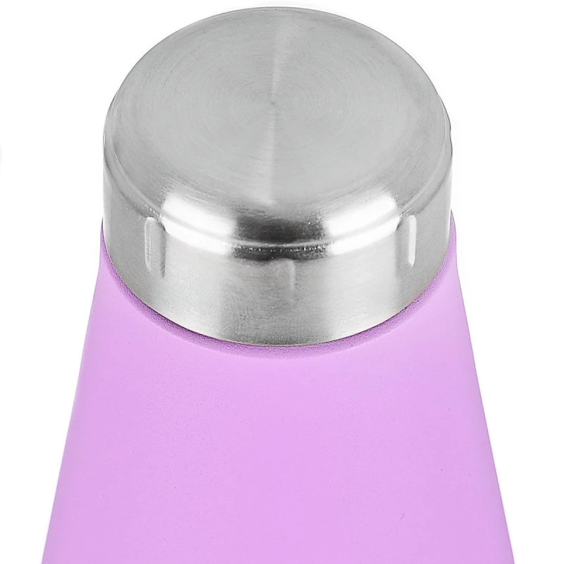 INSULATED BOTTLE TRAVEL FLASK SAVE THE AEGEAN 500ml LAVENDER PURPLE