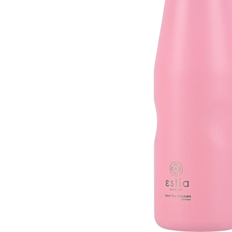 ESTIA ΘΕΡΜΟΣ TRAVEL FLASK SAVE THE AEGEAN 500ml BLOSSOM ROSE