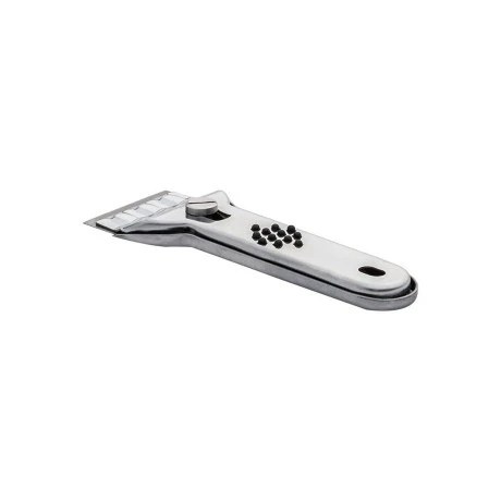 CERAMIC HOB SCRAPER STAINLESS STEEL 13cm WITH 2 SPARES