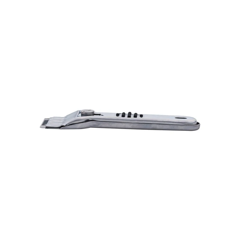 CERAMIC HOB SCRAPER STAINLESS STEEL 13cm WITH 2 SPARES