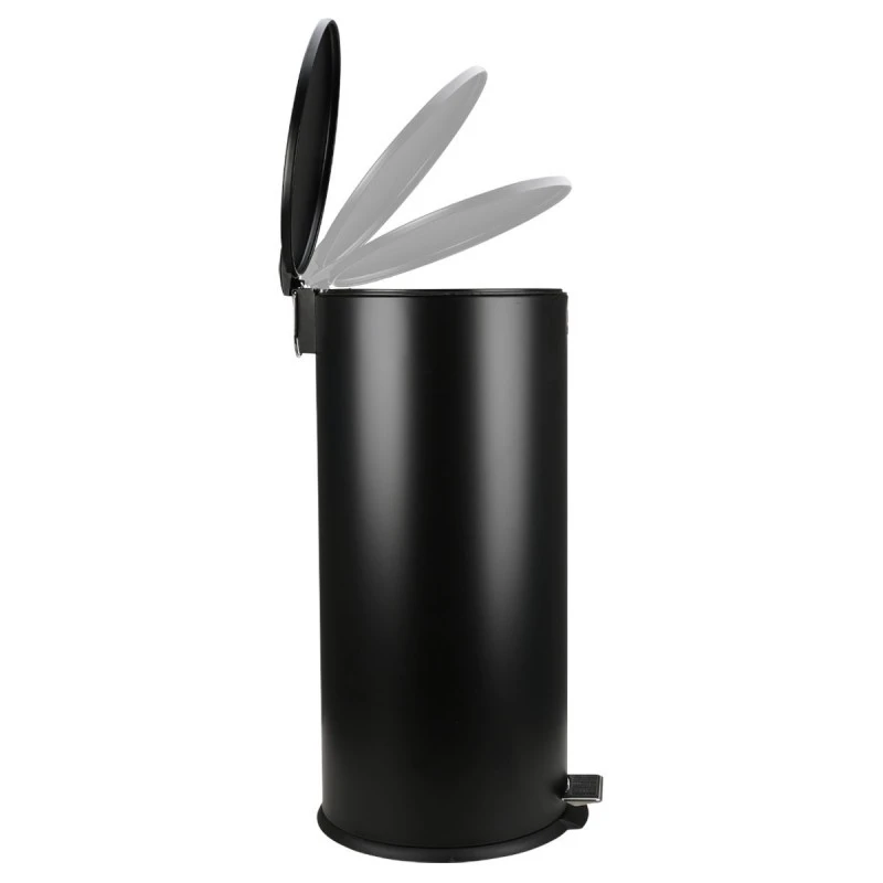KITCHEN TRASH CAN CLASSIC 30lt SOFT CLOSE MATTE BLACK
