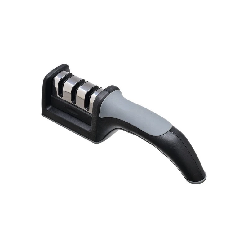 3-STAGE KNIFE SHARPENER WITH ERGONOMIC HANDLE
