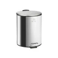 BATHROOM BIN CLASSIC STAINLESS STEEL SOFT CLOSE 5lt MATTE INOX