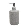 SOAP DISPENSER CLAY CERAMIC 500ml GREY