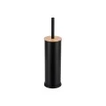 TOILET BRUSH BAMBOO ESSENTIALS METALLIC BLACK