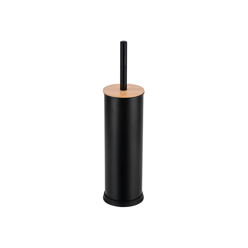 TOILET BRUSH BAMBOO ESSENTIALS METALLIC BLACK