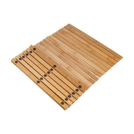 BATHROOM MAT BAMBOO ESSENTIALS NON-SLIP 60x40cm