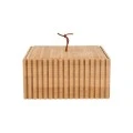 STORAGE &amp; ORGANIΖER BOX BAMBOO ESSENTIAL RECTANGULAR 15x15x7cm