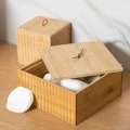 STORAGE &amp; ORGANIΖER BOX BAMBOO ESSENTIAL RECTANGULAR 15x15x7cm
