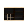 ESTIA ΘΗΚΗ ΟΡΓΑΝΩΣΗΣ ΚΑΛΛΥΝΤΙΚΩΝ BAMBOO 9 ΘΕΣΕΩΝ 33x21x9cm