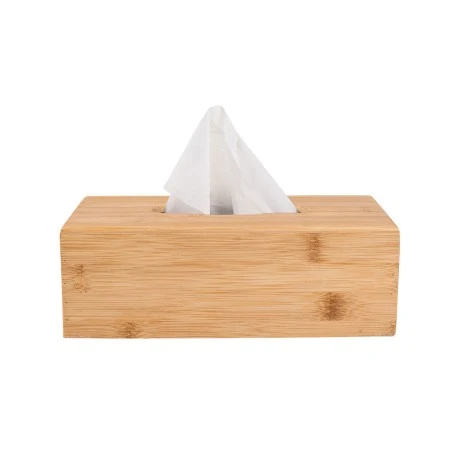 TISSUE HOLDER BAMBOO ESSENTIALS 24x14x8.5cm