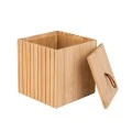 STORAGE &amp; ORGANIΖER BOX BAMBOO ESSENTIAL 9x9x8cm