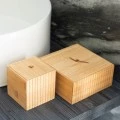 STORAGE &amp; ORGANIΖER BOX BAMBOO ESSENTIAL 9x9x8cm