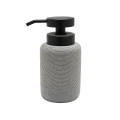 SOAP DISPENCER STONE POLYRESIN 300ml GREY