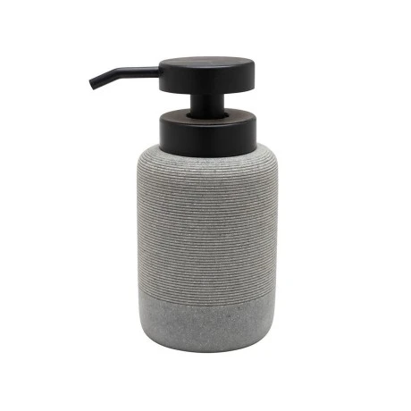 SOAP DISPENCER STONE POLYRESIN 300ml GREY