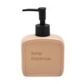 SOAP DISPENCER TEXT POLYRESIN BEIGE
