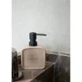 SOAP DISPENCER TEXT POLYRESIN BEIGE