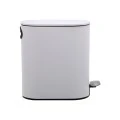 BATHROOM BIN SLIM SOFT CLOSE 5lt MATTE WHITE
