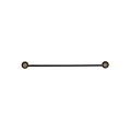 ESTIA ΠΕΤΣΕΤΟΘΗΚΗ ΕΠΙΤΟΙΧΙΑ BAMBOO ESSENTIALS ΜΟΝΗ ΜΕΤΑΛΛΙΚΗ 9x65.4x5.2 ΜΑΥΡΗ