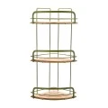 BATHROOM CORNER SHELVES OLIVE SERIES METALLIC 49x19.5x19.5cm 3-TIER OLIVE