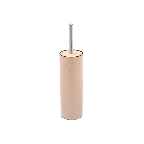 TOILET BRUSH DITA STAINLESS STEEL WITH PLASTIC CONTAINER 23cm MATTE BEIGE