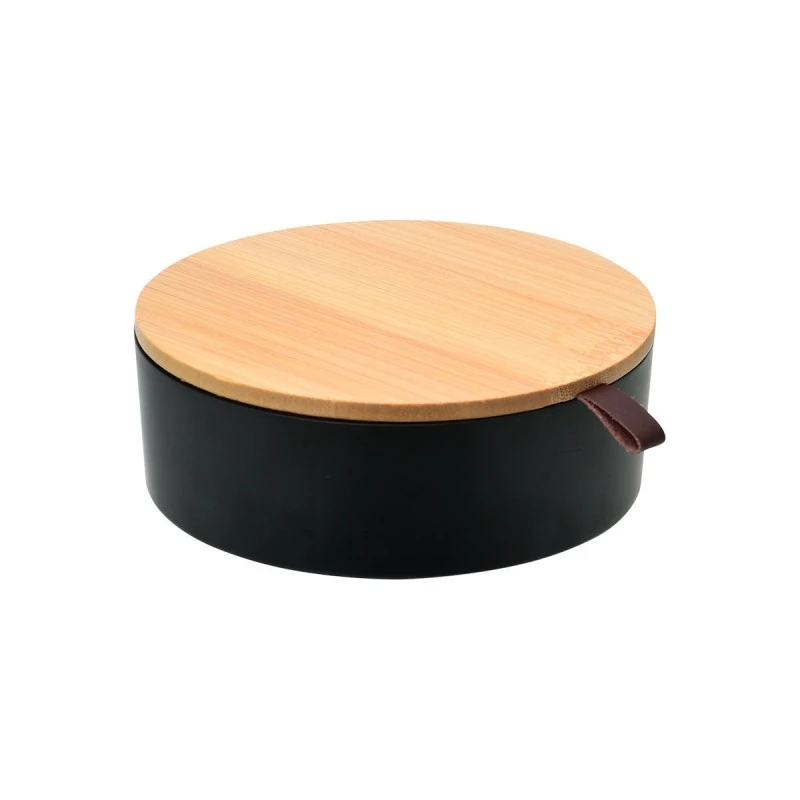STORAGE &amp; ORGANIΖER BOX BAMBOO ESSENTIALS WITH MIRROR