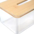 TISSUE HOLDER BAMBOO ESSENTIALS 23x13x10cm