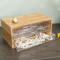JEWELRY BOX BAMBOO ESSENTIALS 24.5x11x14cm WITH 3 DRAWERS