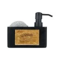 DISHWASHER CONTAINER 120ml WITH SPONGE HOLDER BLACK