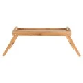 SERVING PLATE BAMBOO ESSENTIALS BAMBOO ESSENTIALS 50Χ30Χ21cm WITH FOLDING LEGS