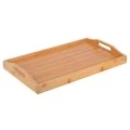 SERVING PLATE BAMBOO ESSENTIALS BAMBOO ESSENTIALS 50Χ30Χ21cm WITH FOLDING LEGS