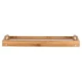 SERVING PLATE BAMBOO ESSENTIALS BAMBOO ESSENTIALS 50Χ30Χ21cm WITH FOLDING LEGS