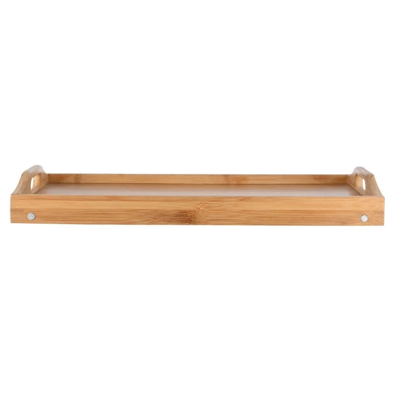 SERVING PLATE BAMBOO ESSENTIALS BAMBOO ESSENTIALS 50Χ30Χ21cm WITH FOLDING LEGS