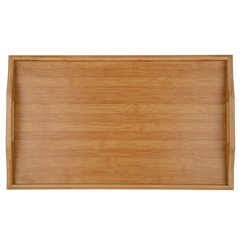SERVING PLATE BAMBOO ESSENTIALS BAMBOO ESSENTIALS 50Χ30Χ21cm WITH FOLDING LEGS
