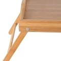 SERVING PLATE BAMBOO ESSENTIALS BAMBOO ESSENTIALS 50Χ30Χ21cm WITH FOLDING LEGS