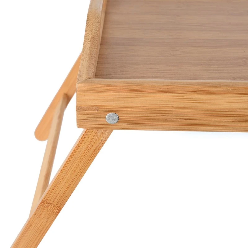 SERVING PLATE BAMBOO ESSENTIALS BAMBOO ESSENTIALS 50Χ30Χ21cm WITH FOLDING LEGS