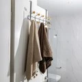 DOOR HANGER METALLIC 52x7.5x23cm 10 HOOKS BLACK