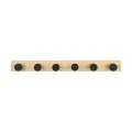 WALL HANGER WOODEN 60x6x6cm 6 HOOKS