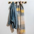 WALL HANGER WOODEN 60x6x6cm 6 HOOKS