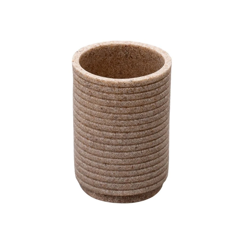 TOOTHBRUSH HOLDER BEIGE POLYRESIN BEIGE
