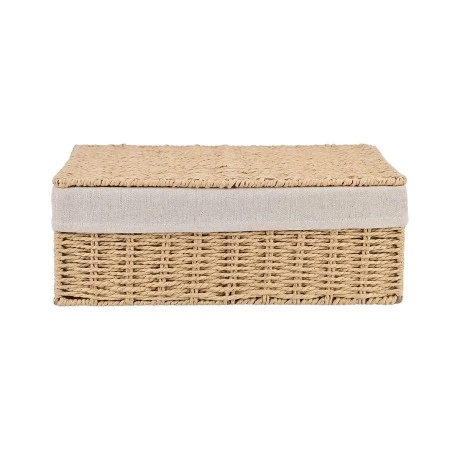 ESTIA ΚΟΥΤΙ ΑΠΟΘΗΚΕΥΣΗΣ &amp; ΟΡΓΑΝΩΣΗΣ BOTANICA 36x27x13cm ΜΕ ΕΣΩΤΕΡΙΚΗ ΕΠΕΝΔΥΣΗ &amp; ΚΑΠΑΚΙ