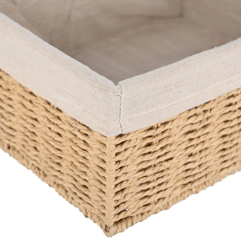 STORAGE &amp; ORGANIΖER BOX BOTANICA 32x24x12cm WITH INTERNAL CLOTHING