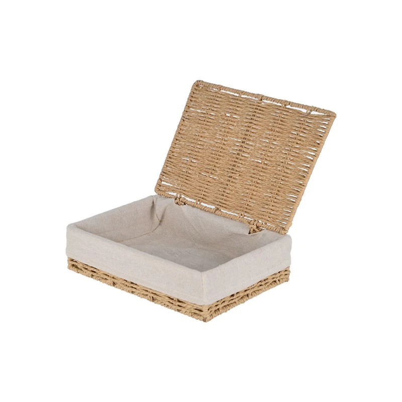 STORAGE &amp; ORGANIΖER BOX BOTANICA 28x20x10cm WITH INTERNAL CLOTHING &amp; LID