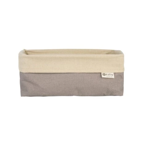 STORAGE BASKET FJORD WITH INTERNAL CLOTHING 25x15x10cm DRIFTWOOD