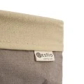 STORAGE BASKET FJORD WITH INTERNAL CLOTHING 25x15x10cm DRIFTWOOD